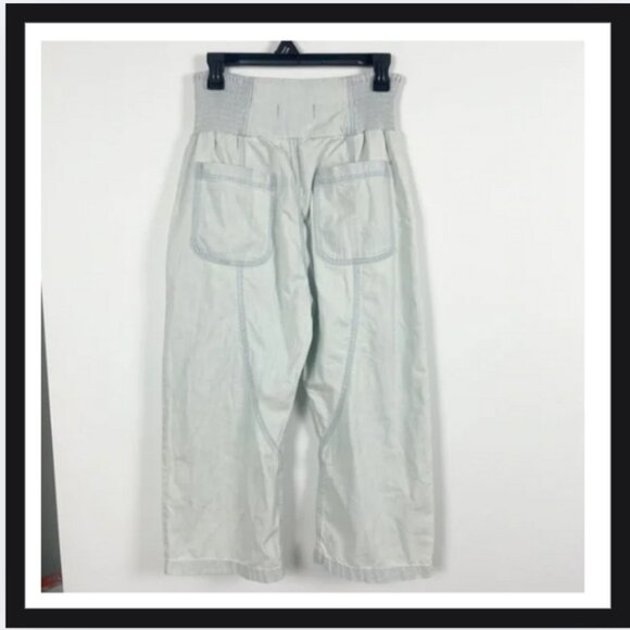 Free People We the Free Lunan Pull On Harem Cotton Pant - Picture 5 of 7